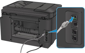 Canon : MAXIFY Manuals : MB2300 Series : Connecting The Machine To The ...